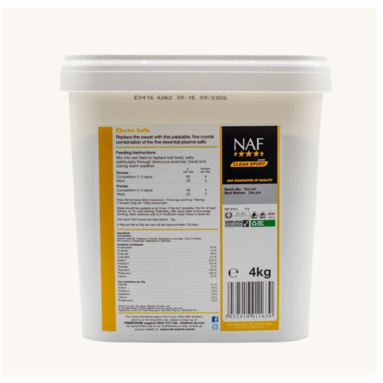 NAF Electro Salts 4kgs