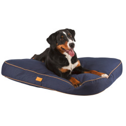 Pet Cushion Jerome- Navy-Cognac