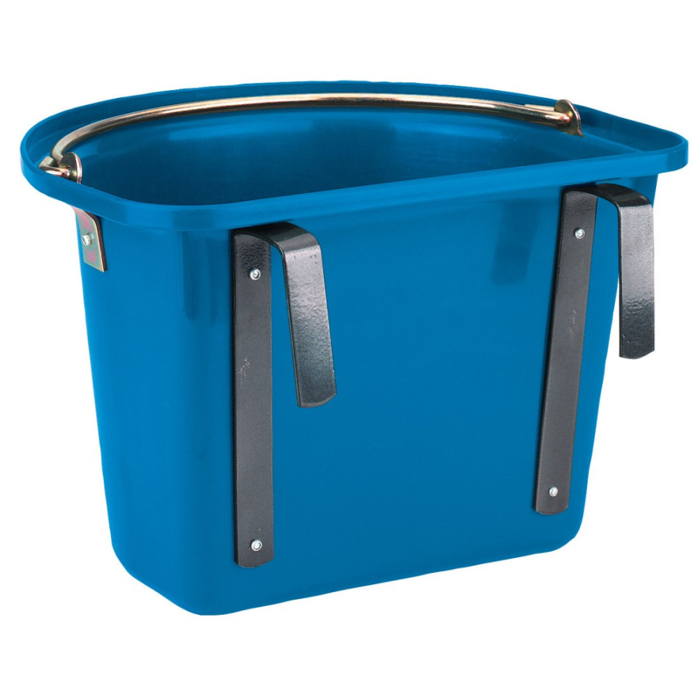 Horse Feed Bucket with Hooks | Tournament-Ready Hanging Design